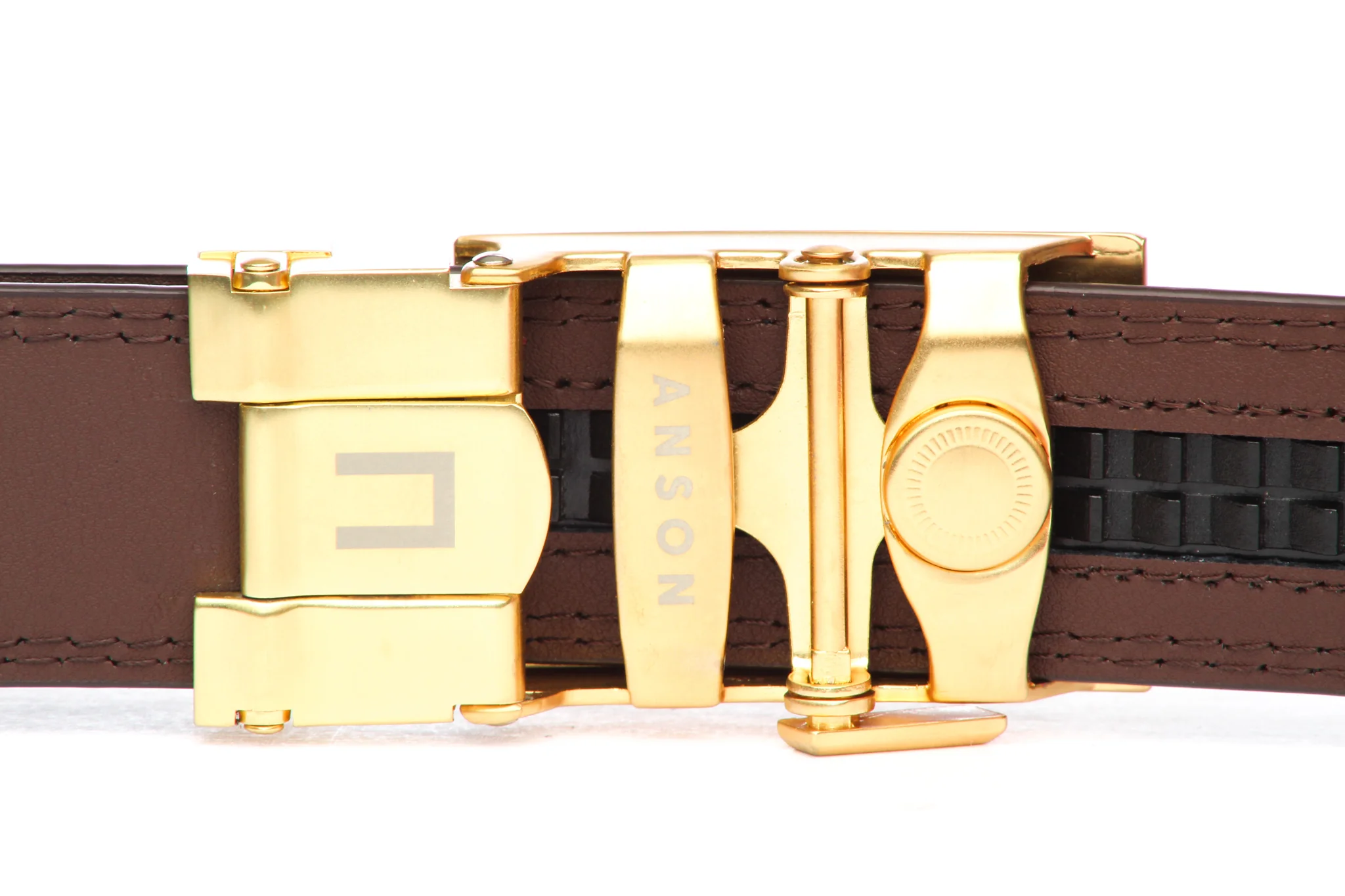 1.25" Anson Golf Buckle in Gold - Image 2