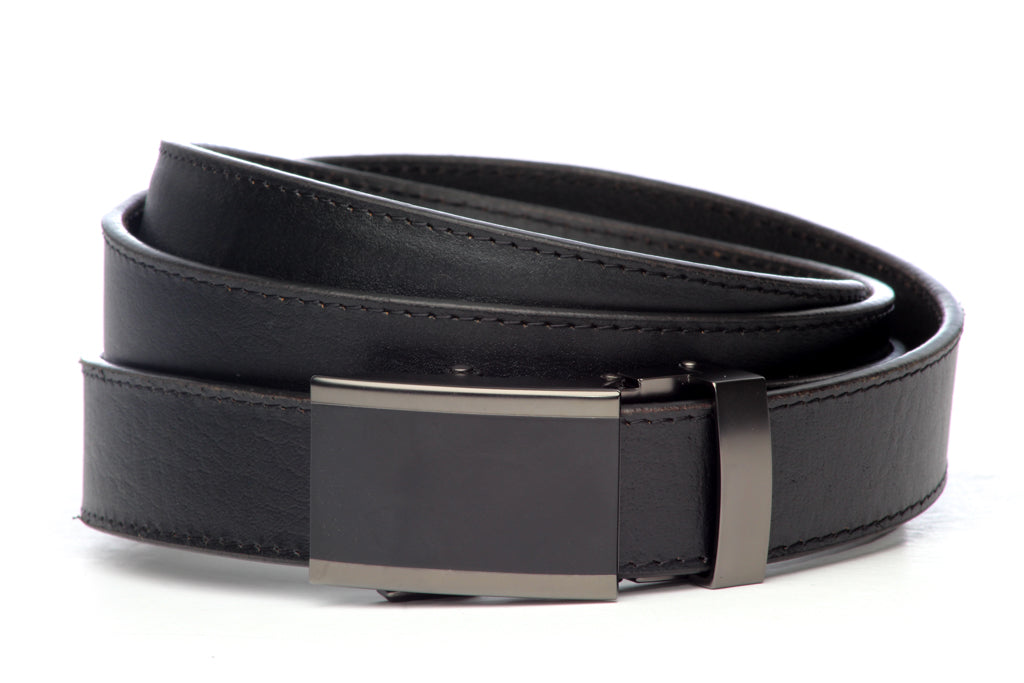 1.25" Black Buffalo Leather w/buckle - Image 4