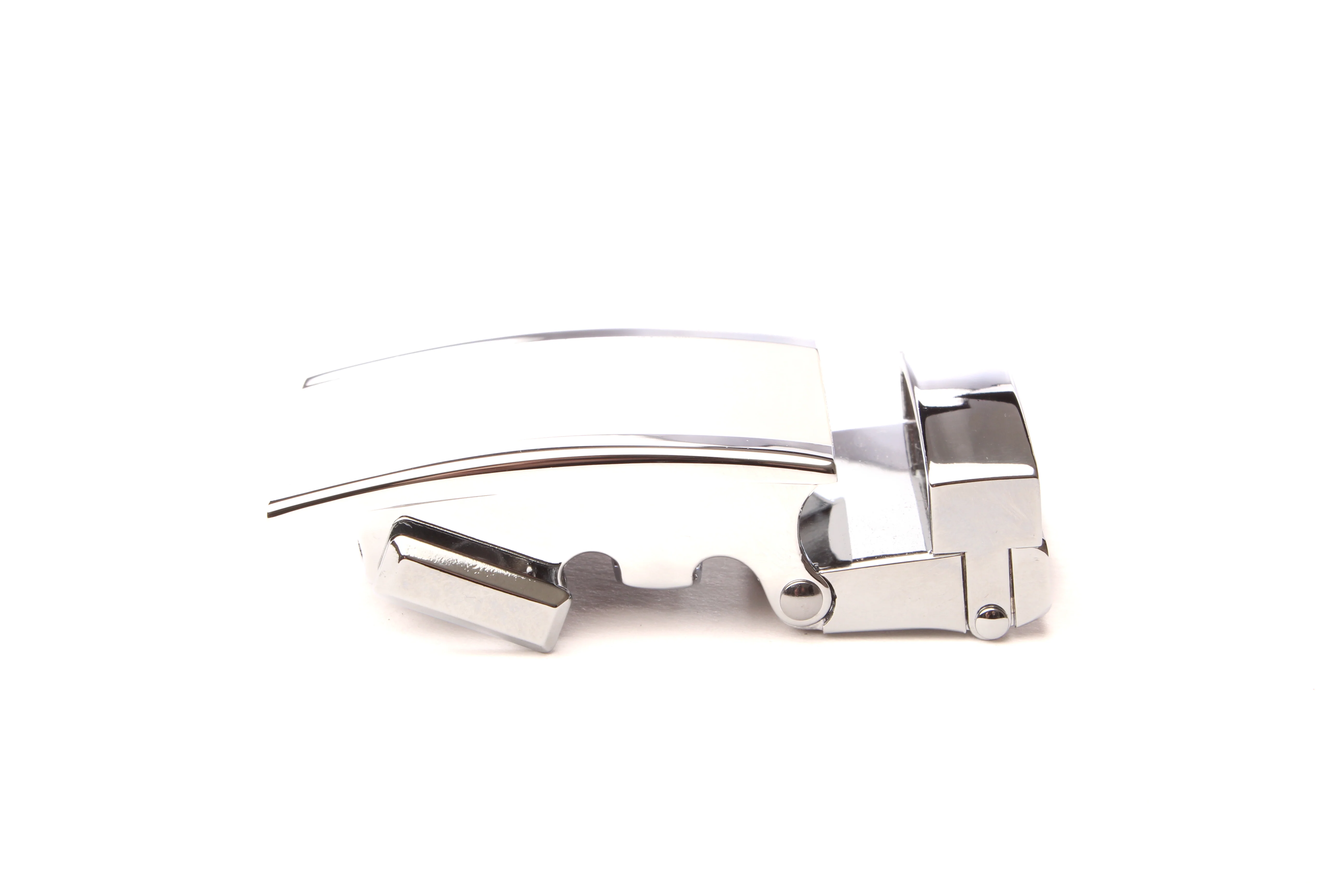 1.25" White Onyx Buckle in Silver - Image 2