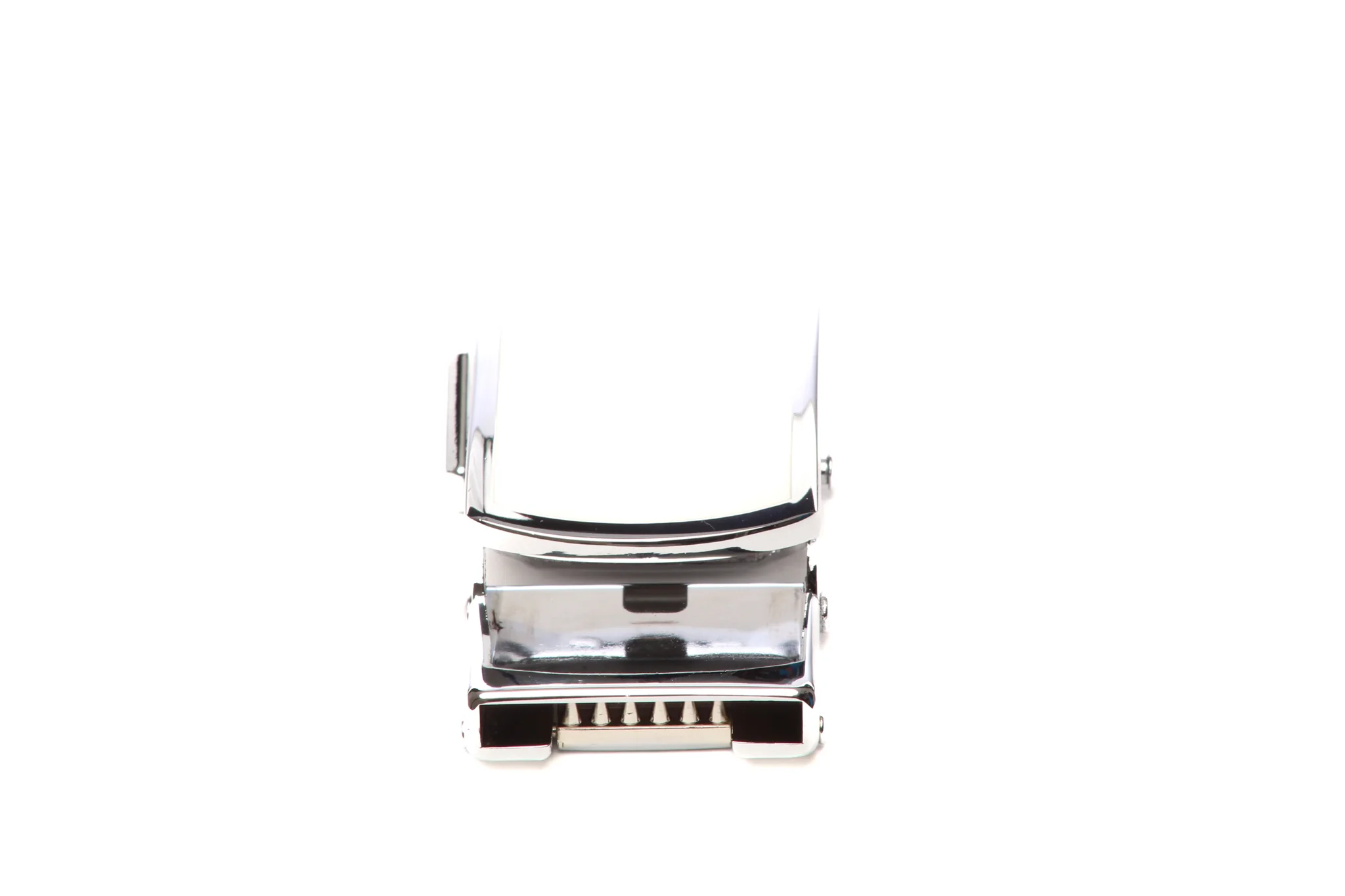 1.25" White Onyx Buckle in Silver with a Curve - Image 2