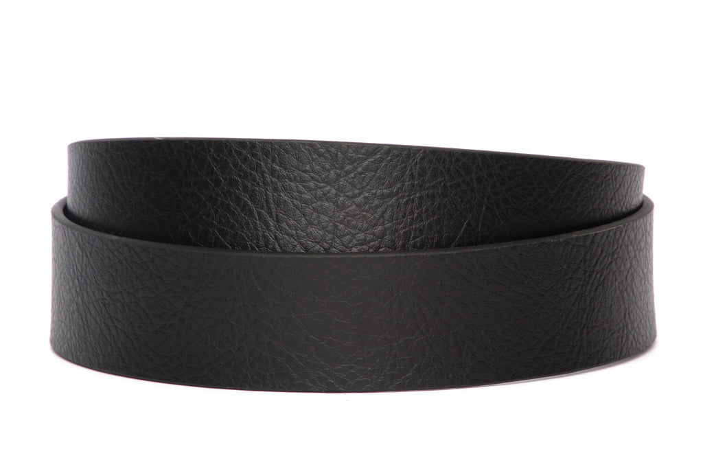 1.5" Black Anson Invincibelt in Leather Grain