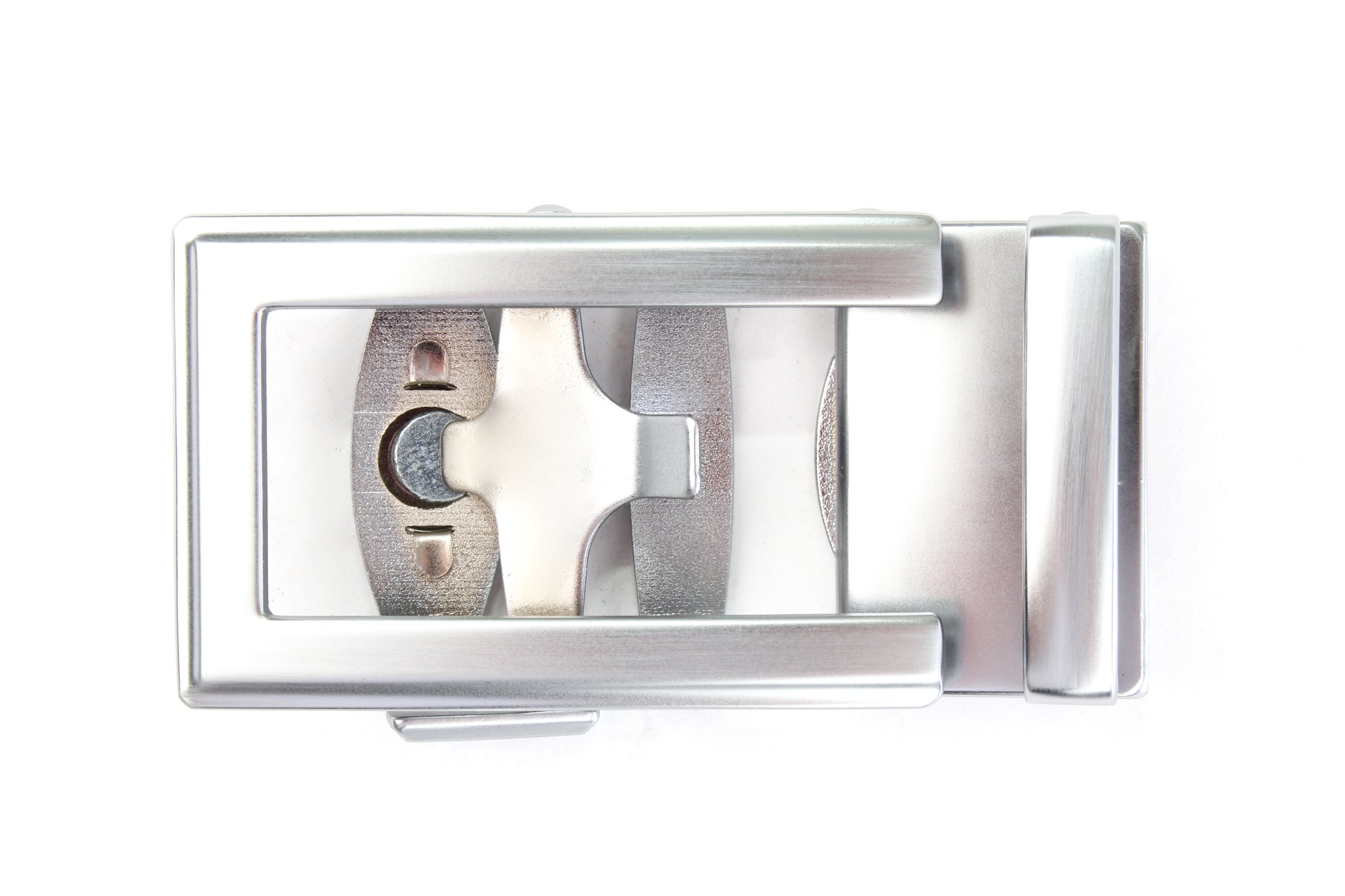 1.5" Black Buffalo Vegetable Tanned Leather w/Traditional in Silver Buckle - Image 5