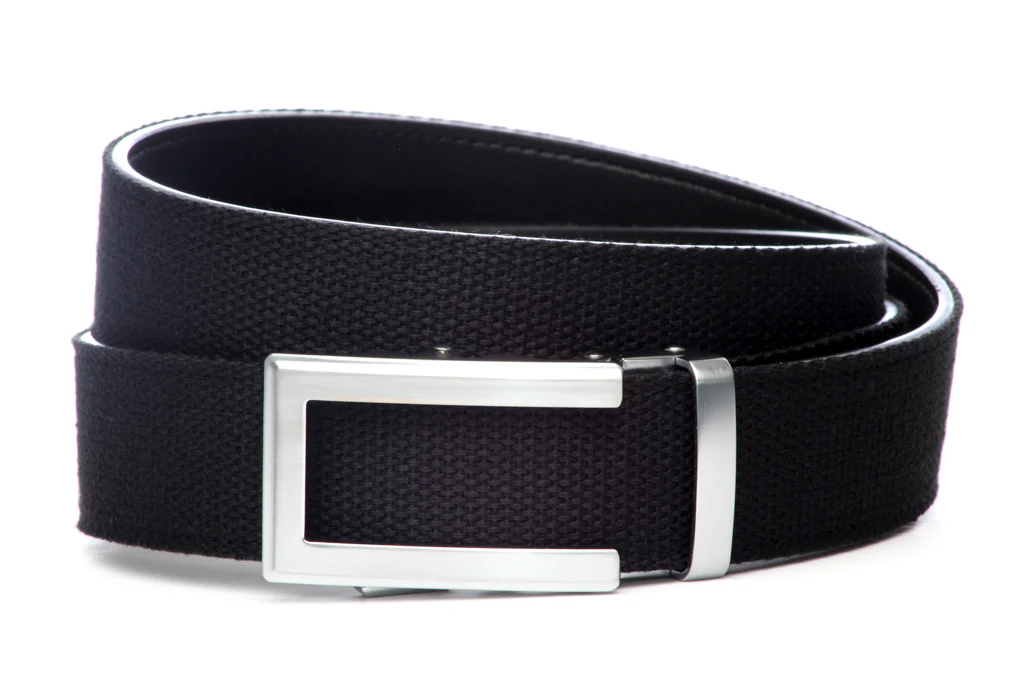 1.5" Black Canvas w/buckle