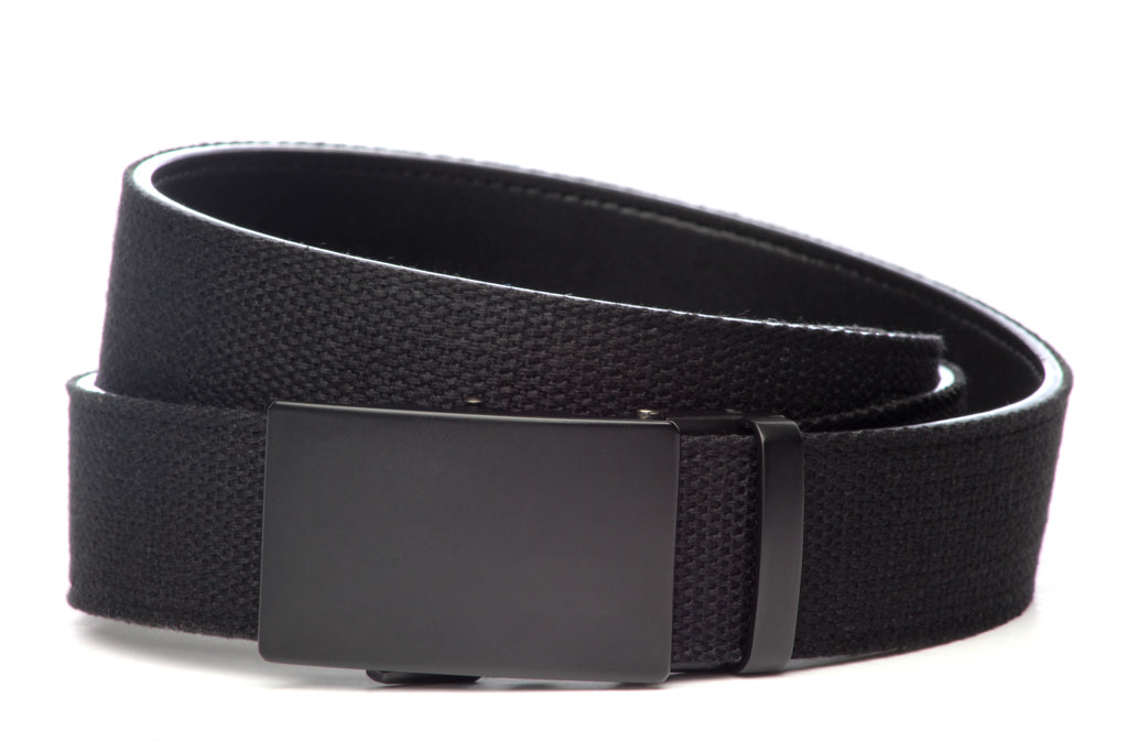 1.5" Black Canvas w/buckle - Image 2