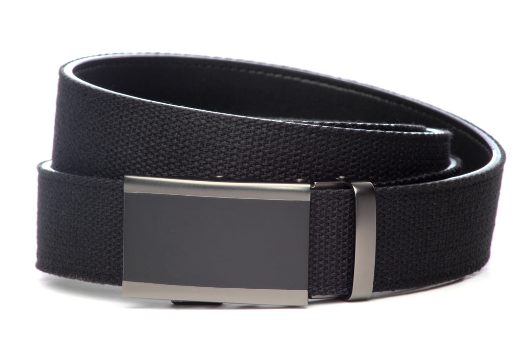 1.5" Black Canvas w/buckle - Image 3