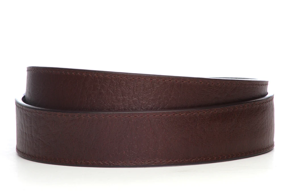 1.5" Brown Buffalo Vegetable Tanned Leather Strap