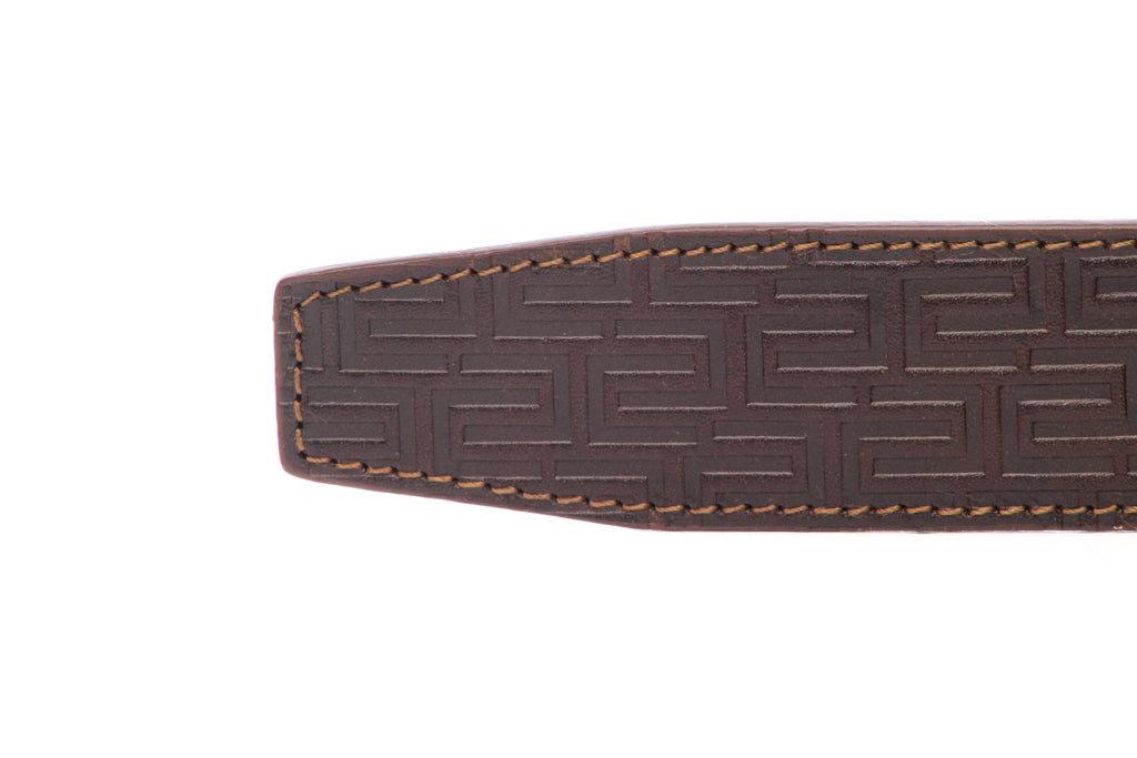 1.5" Chocolate Vegetable Tanned Leather - Signature Strap - Image 2