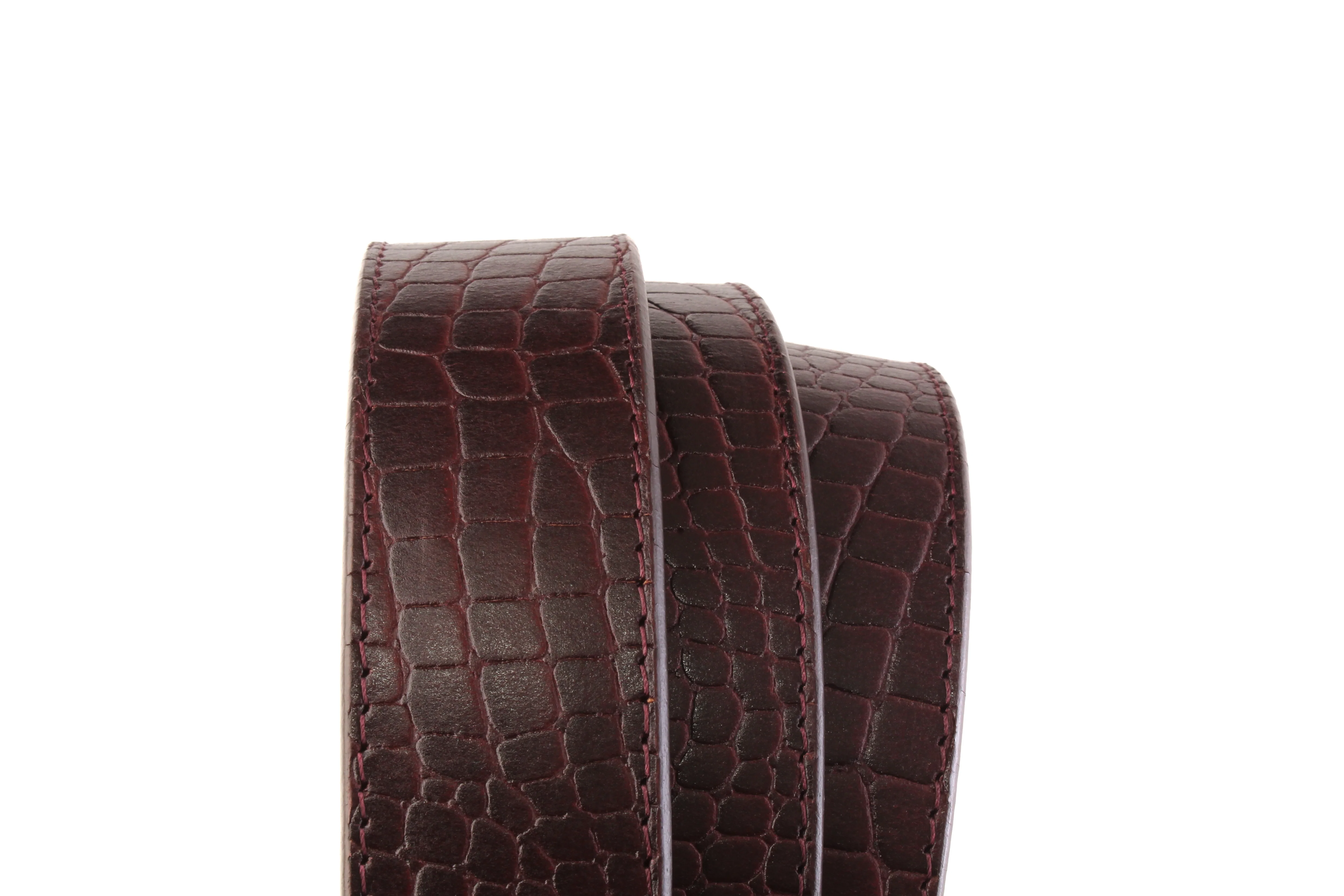 1.5" Picante Crocuffalo Vegetable Tanned Leather Strap - Image 2