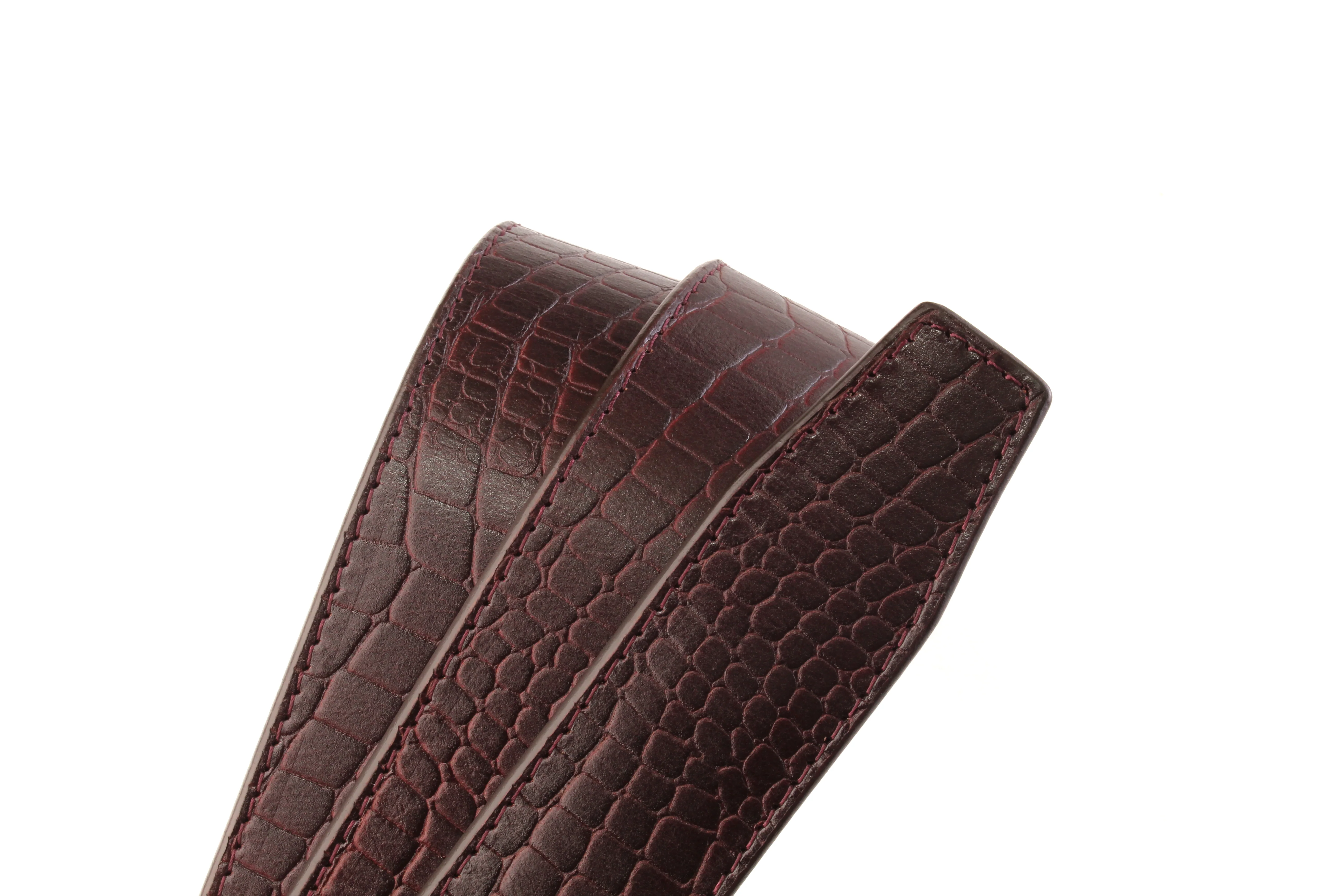 1.5" Picante Crocuffalo Vegetable Tanned Leather Strap - Image 3