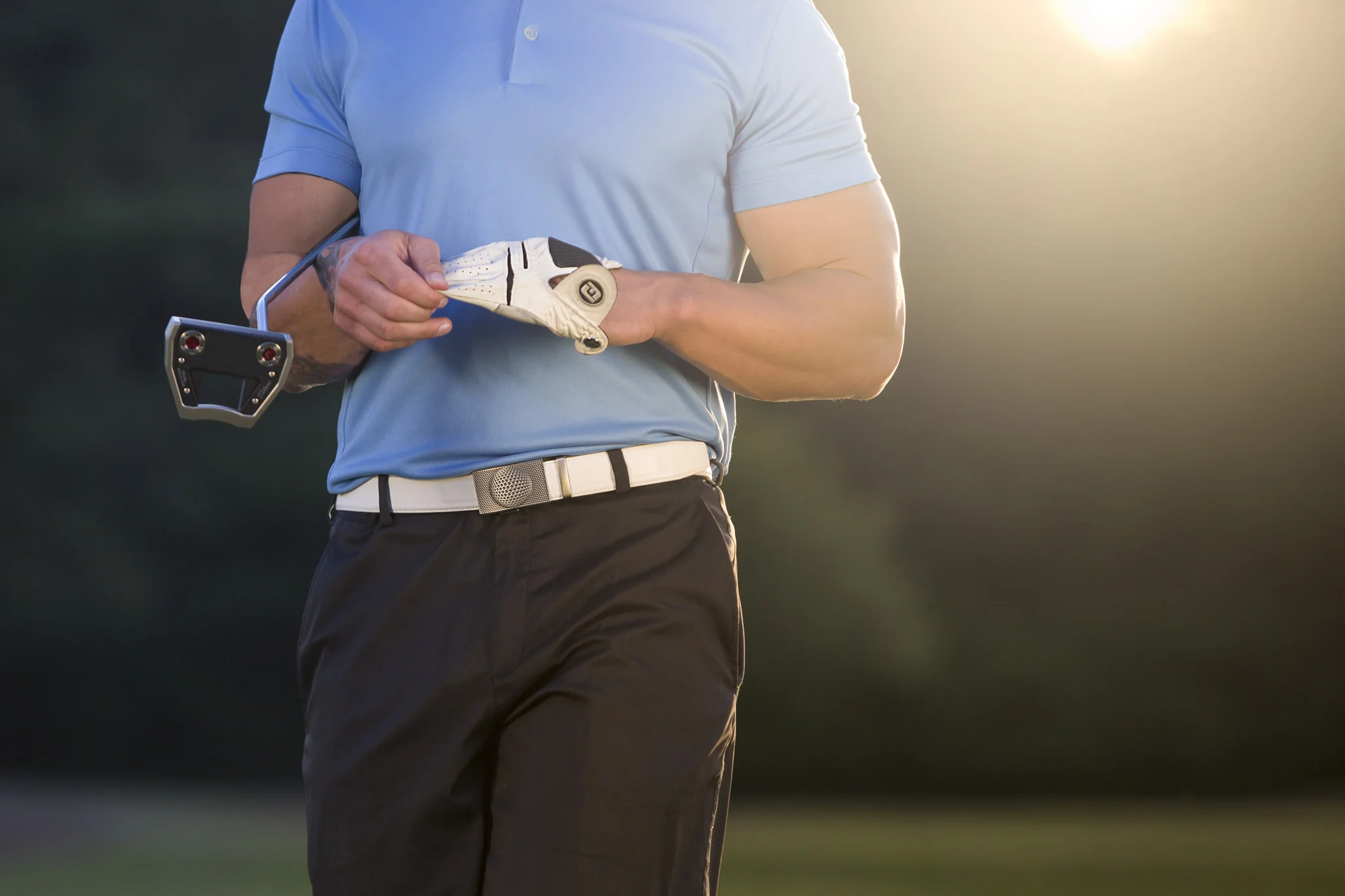 1.5" Anson Golf Buckle in Gunmetal - Image 2