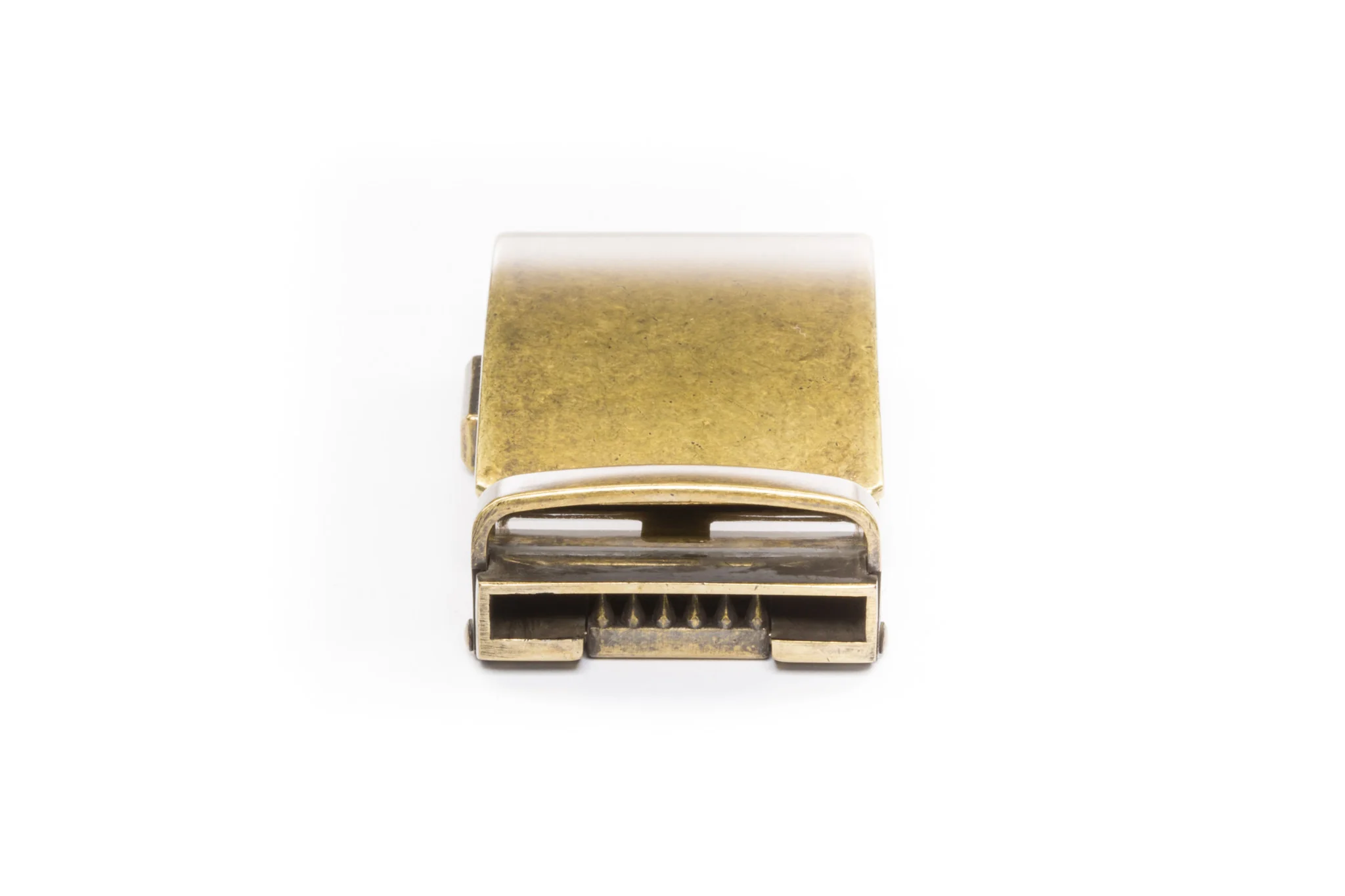1.5" Classic Buckle in Antiqued Gold - Image 3