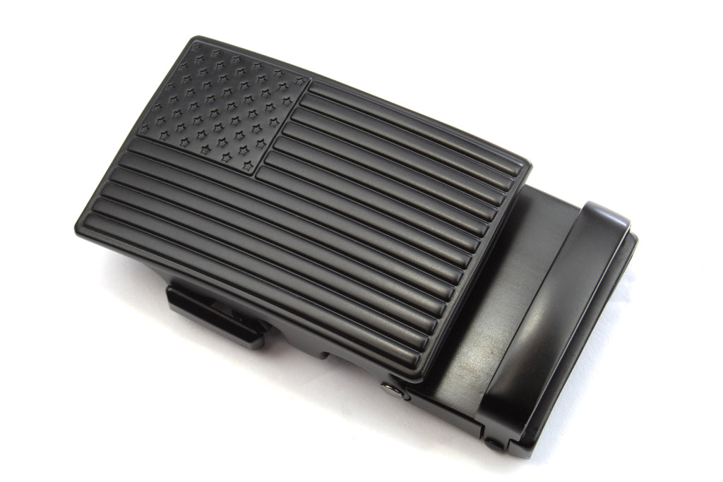 1.5" USA Flag Buckle in Black - Image 2