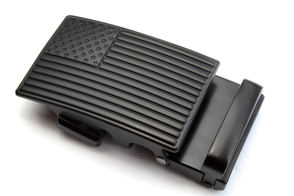 1.5" USA Flag Buckle in Black - Image 4