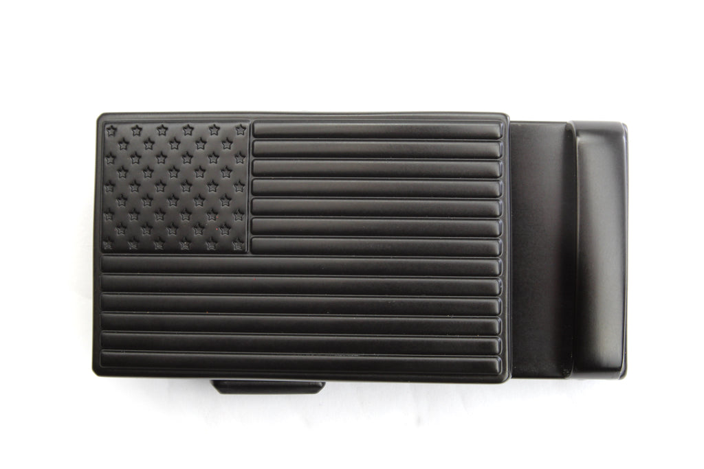 1.5" USA Flag Buckle in Black - Image 6