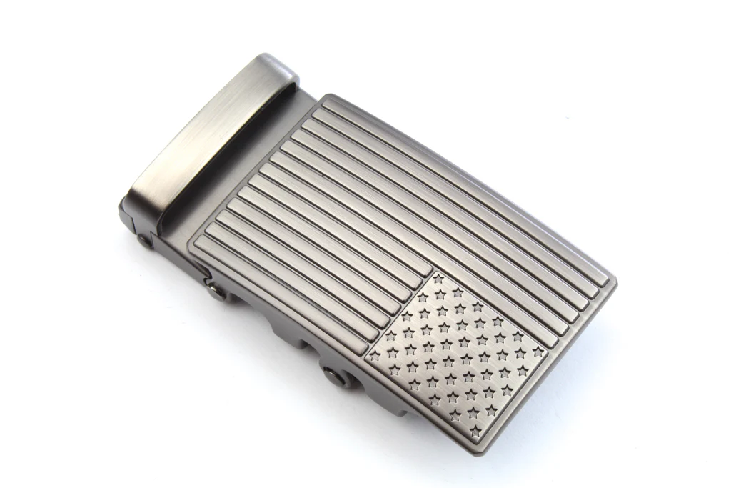 1.5" USA Flag Buckle in Gunmetal - Image 2