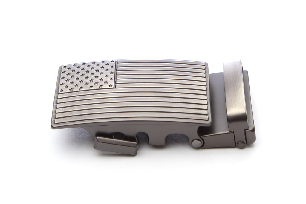 1.5" USA Flag Buckle in Gunmetal - Image 3
