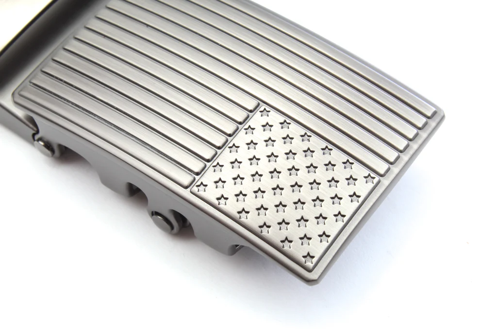 1.5" USA Flag Buckle in Gunmetal - Image 4