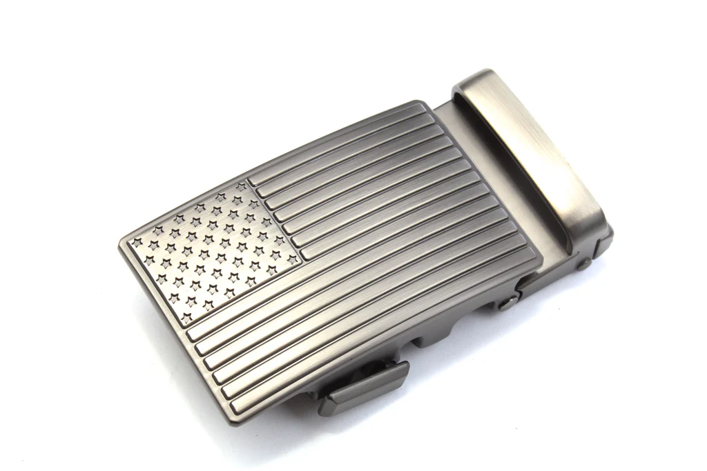1.5" USA Flag Buckle in Gunmetal - Image 5