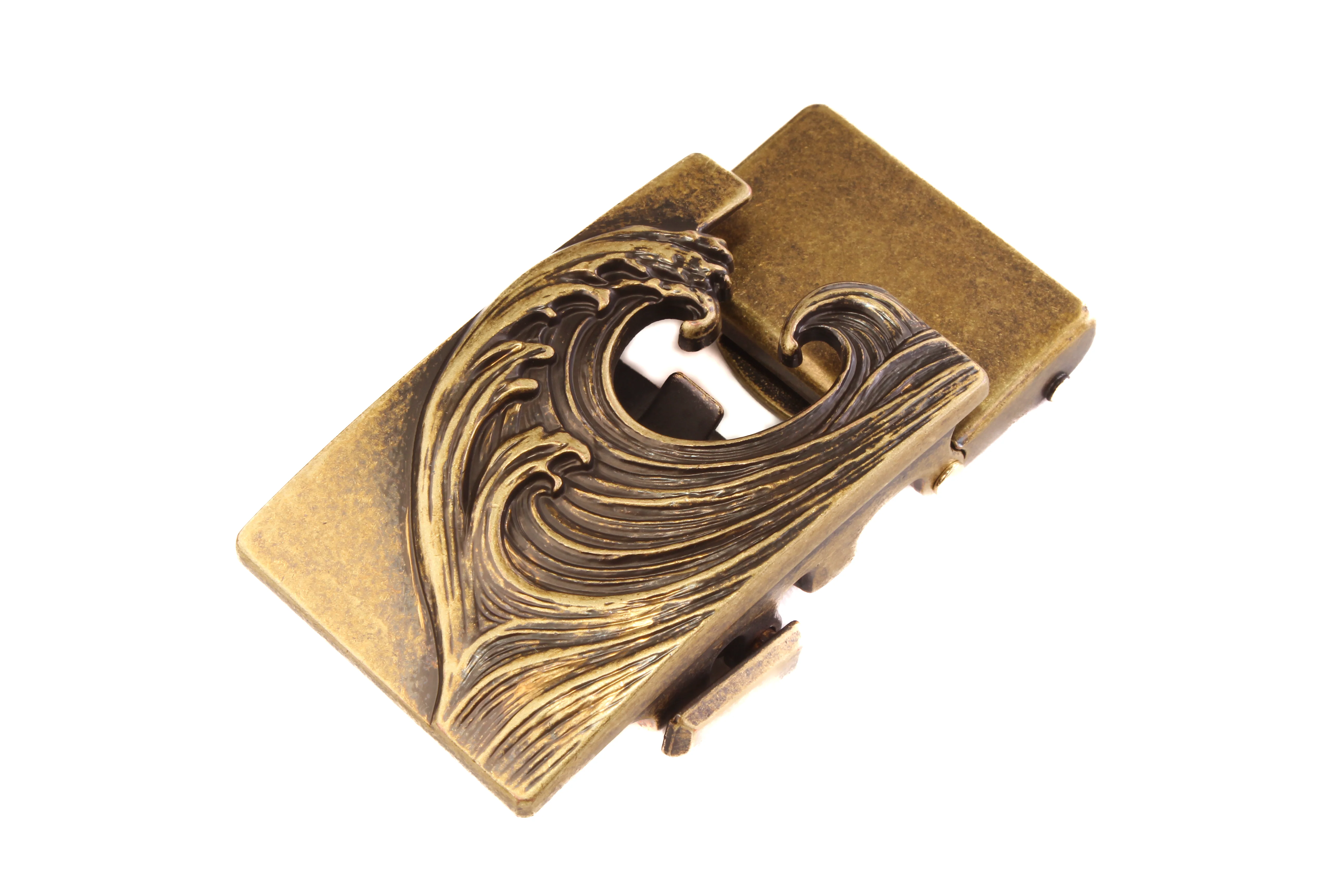 1.5" Wave in Antiqued Gold - Image 4